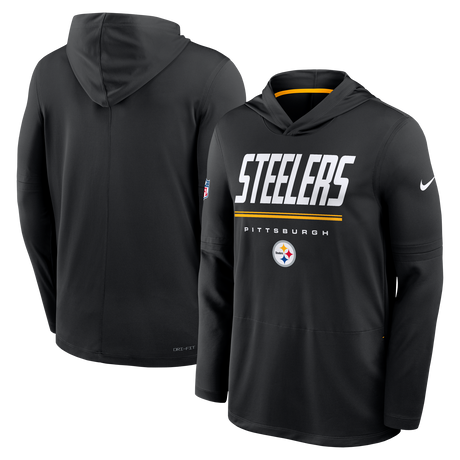 Steelers 2026 Nike Men's Dri-Fit Lightweight Long Sleeve Hoodie Top