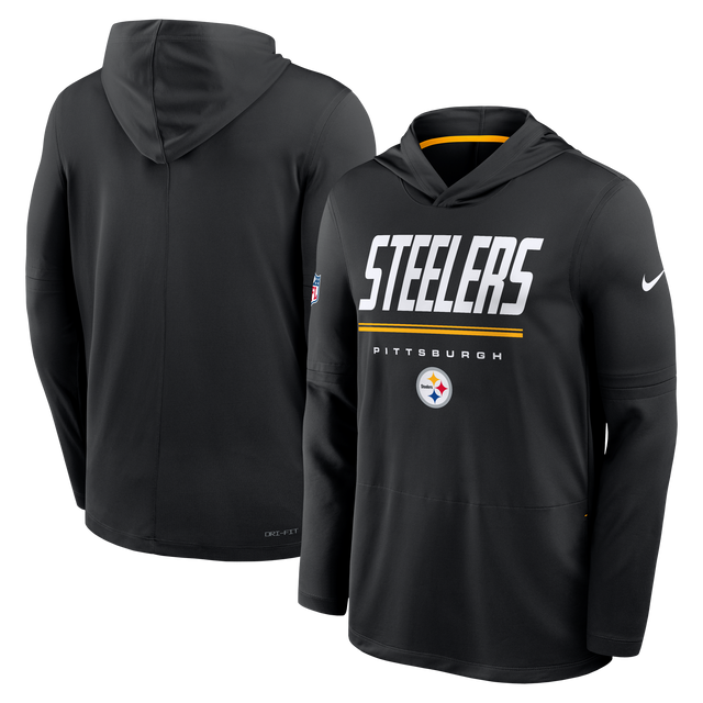 Steelers 2026 Nike Men's Dri-Fit Lightweight Long Sleeve Hoodie Top