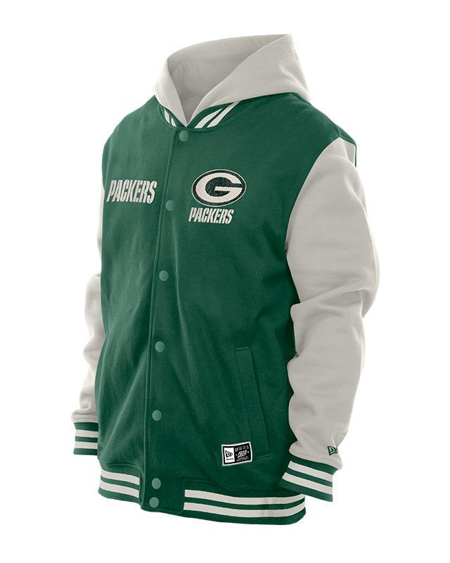 Packers 2026 New Era Men's Snap Front Jacket Pro Football Hall of Fame