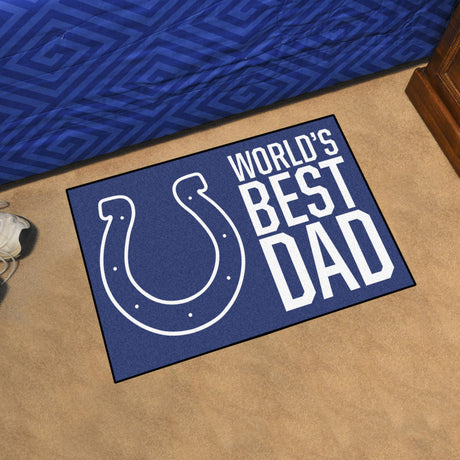 Colts World's Best Dad Starter Mat