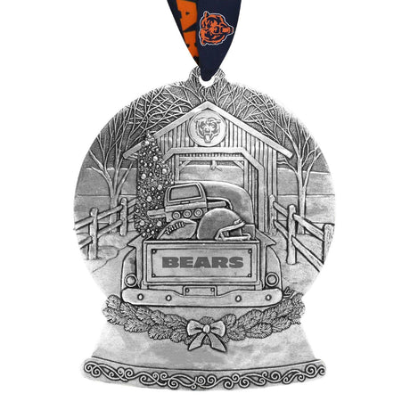 Bears Tailgate Truck Snow Globe Ornament Pro Football Hall of Fame
