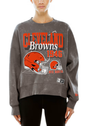 Browns 2026 New Era Women's Crewneck Pro Football Hall of Fame