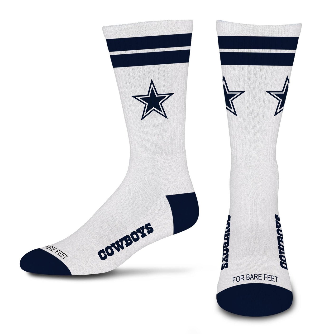 Cowboys 2026 White Stripe Sock