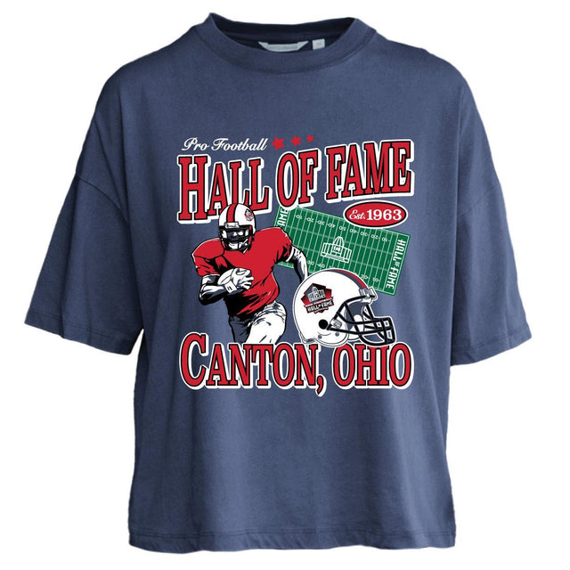 Hall of Fame 2026 Camp David Women's Collage Football Boardwalk T-Shirt