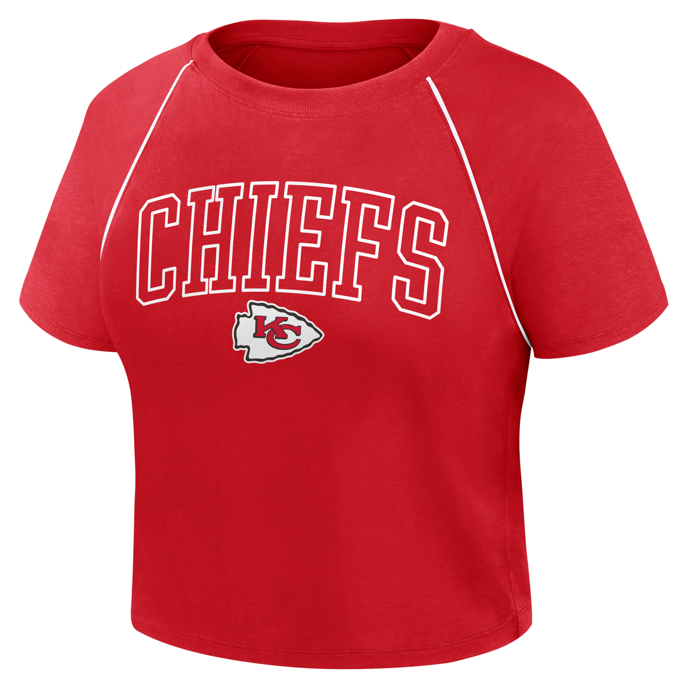 Chiefs 2026 Fanatics Women's Cropped Short Sleeve Fashion Top