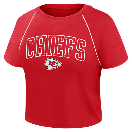 Chiefs 2026 Fanatics Women's Cropped Short Sleeve Fashion Top