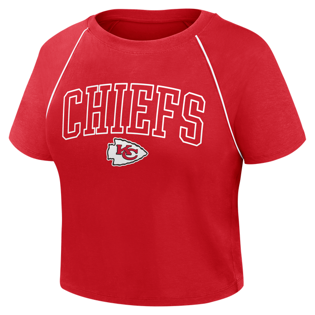 Chiefs 2026 Fanatics Women's Cropped Short Sleeve Fashion Top