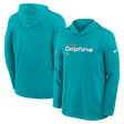 Dolphins 2025 Nike Men's Dri-Fit Lightweight Long Sleeve Hoodie Top