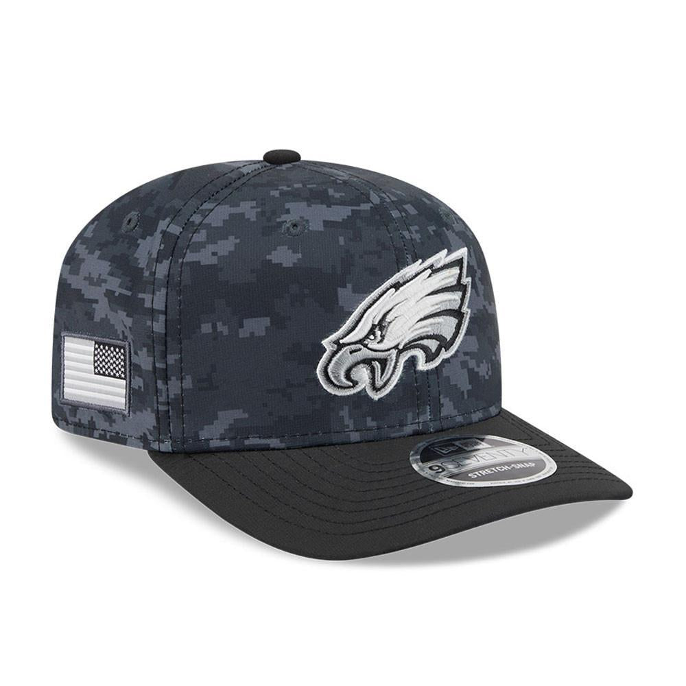 Eagles 2026 New Era Men's 9SEVENTY Salute to Service Hat Pro Football Hall of Fame