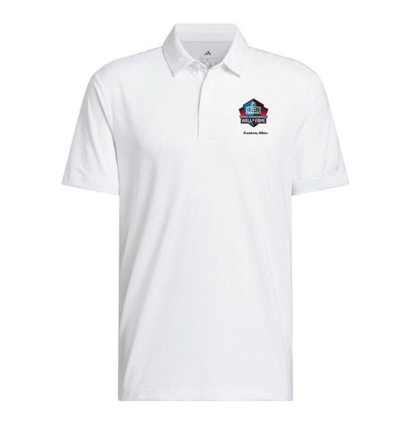 Hall of Fame 2026 Adidas Men's White/ Crystal Sky Ultimate365 Mesh Tango Print Polo