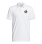 Hall of Fame 2026 Adidas Men's White/ Crystal Sky Ultimate365 Mesh Tango Print Polo