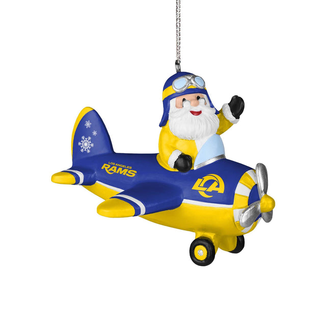 Rams Santa Airplane Ornament Pro Football Hall of Fame