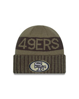 49ers 2025 Men's New Era Salute to Service Knit