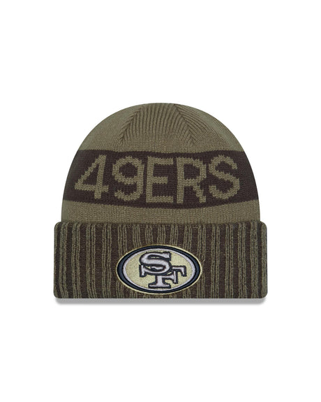 49ers 2025 Men's New Era Salute to Service Knit