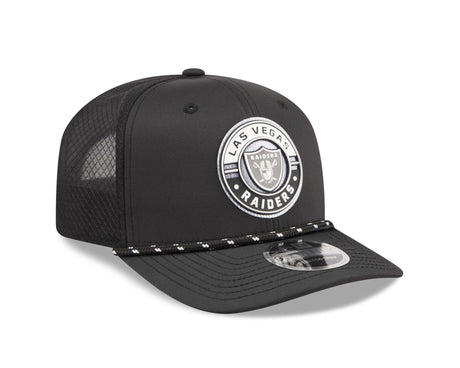 Raiders 2026 New Era Men's 9SEVENTY Stretch Snap Two-Tone Hat Pro Football Hall of Fame