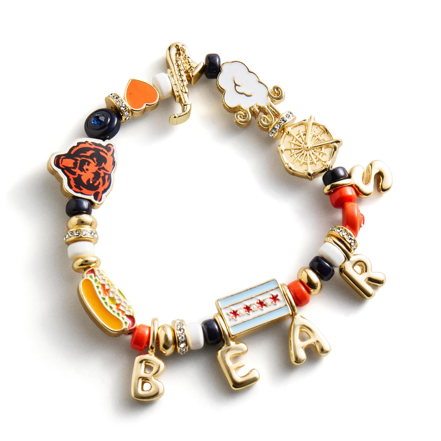 Bears Motif Beaded Bracelet