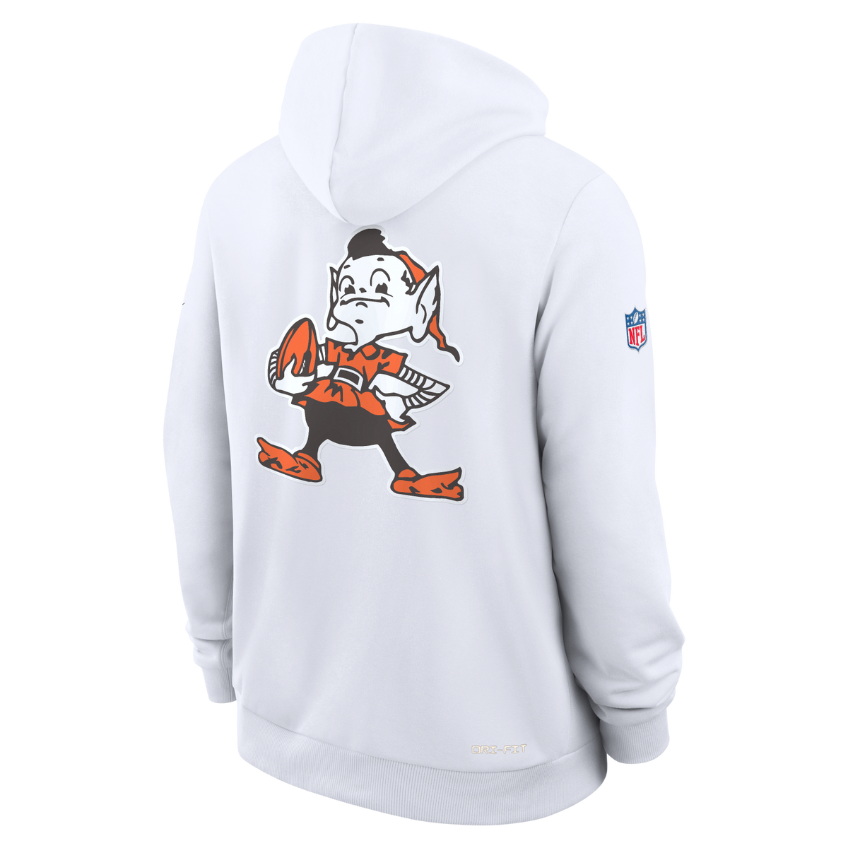 Browns 2026 Nike Men's Alternate Sideline DRI-Fit Hoodie Pro Football Hall of Fame