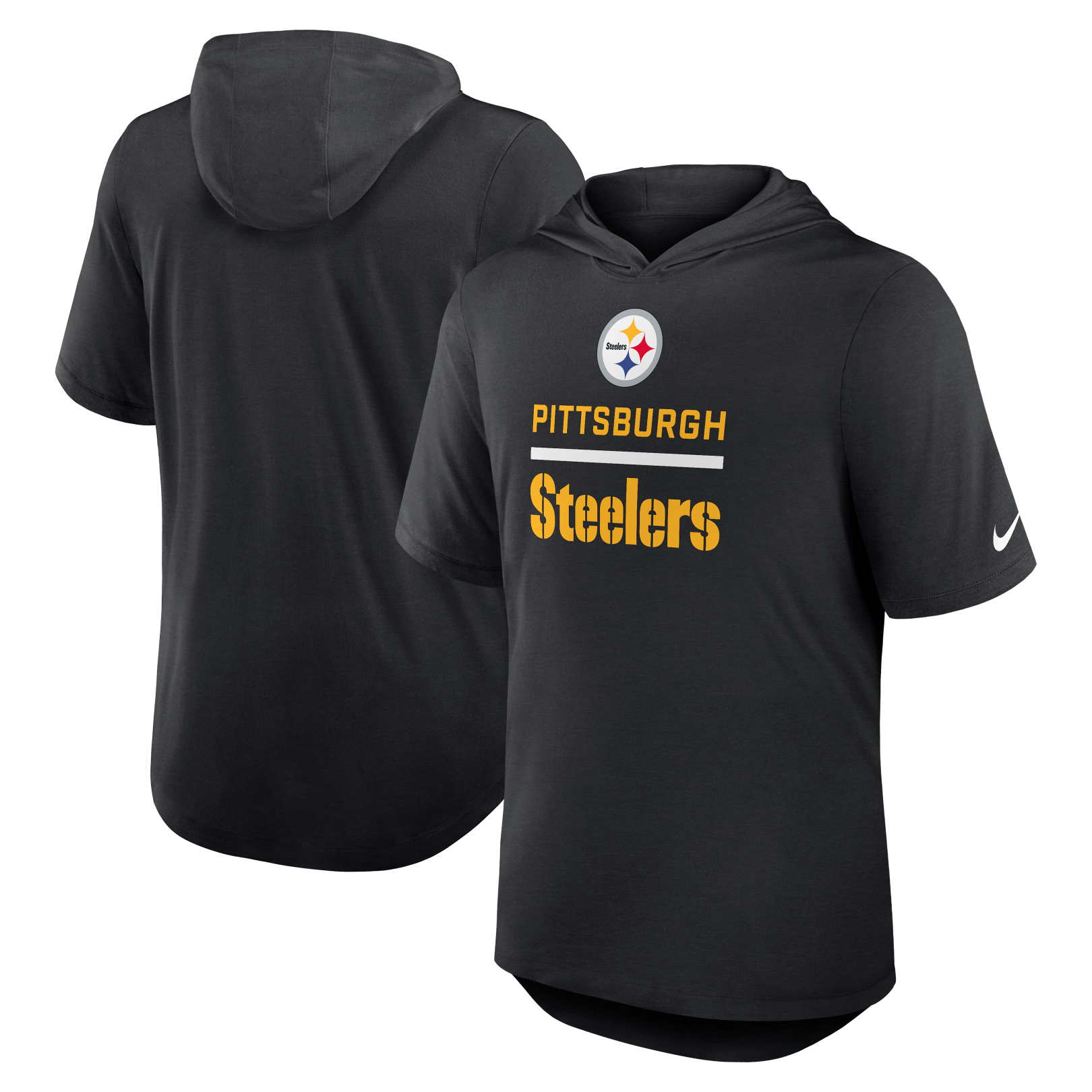 nike men's short sleeve hooded shirts & tops