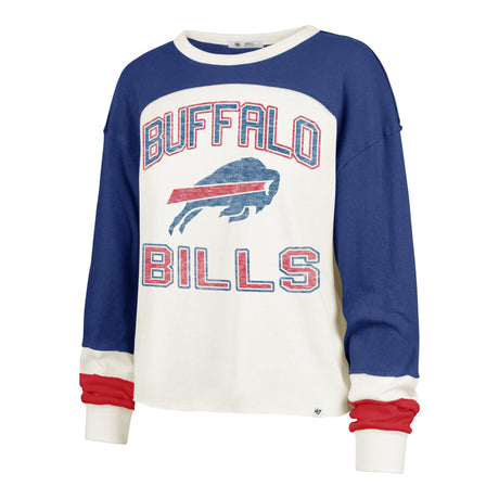 Bills Women's '47 Double Header Curve Long Sleeve T-Shirt