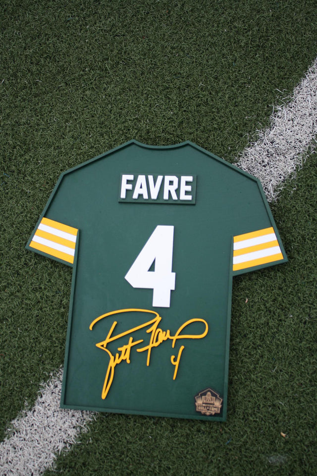 Brett Favre 3D Wood Jersey Sign - DS (10355284181268)