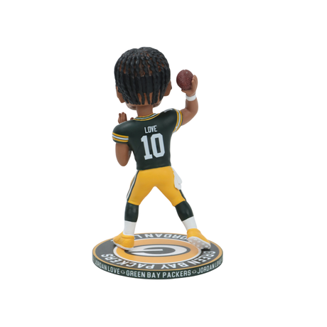 Packers Jordan Love 5 Inch Repeat Name On Base Bobblehead Pro Football Hall of Fame