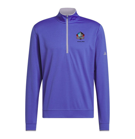 Hall of Fame Adidas Men's Dual Indigo Lightweight 1/4 Zip Pullover