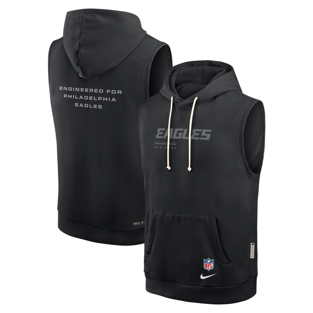 Eagles 2026 Nike Men's Dri-Fit Sleeveless Fleece Hoodie