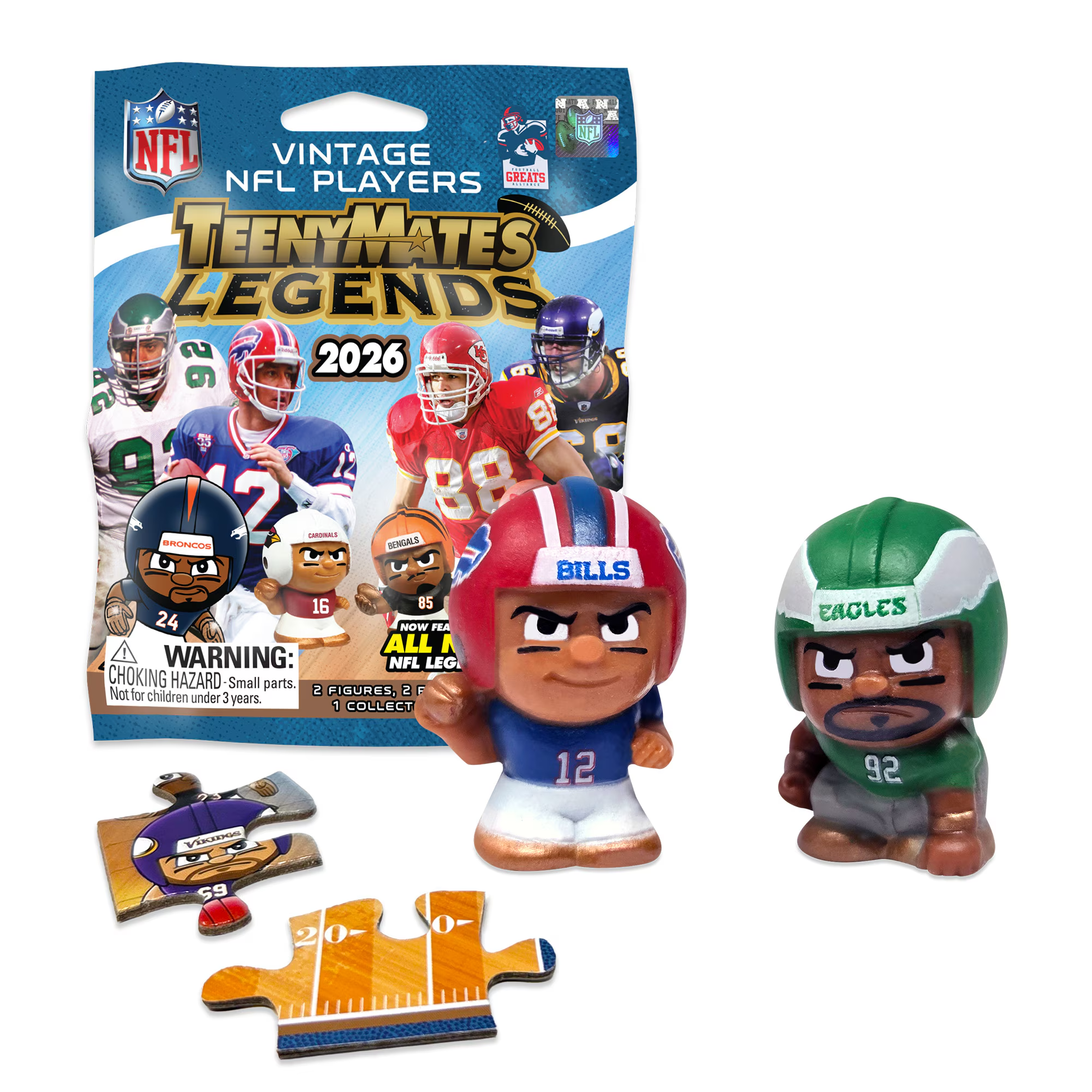 NFL 2026 TeenyMates Legends Blind Pack – Pro Football Hall of Fame
