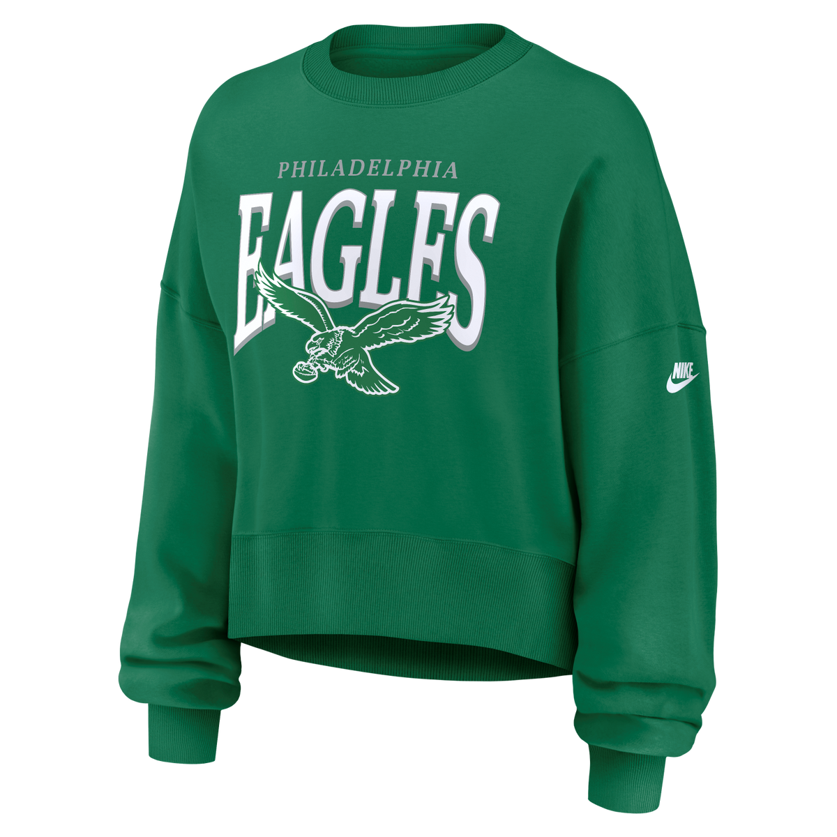 Eagles 2026 Nike Women's Phoenix Fleece Crewneck Pro Football Hall of Fame