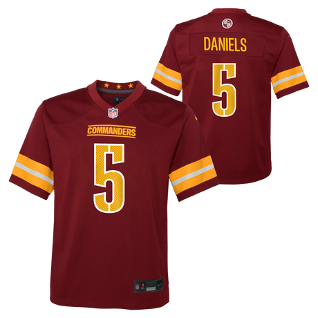 Commanders Jayden Daniels Youth Nike Game Jersey