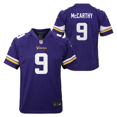 Vikings JJ McCarthy Youth Nike Game Jersey