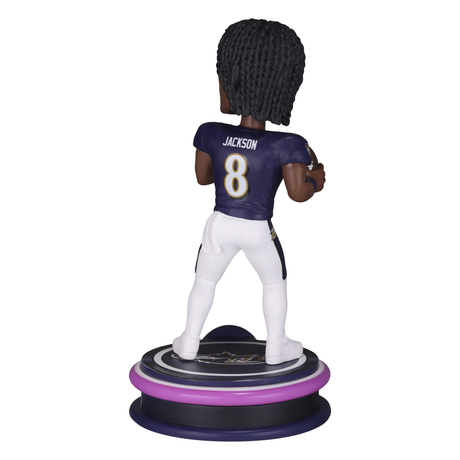 Ravens Lamar Jackson 8 Inch Neon Bobblehead