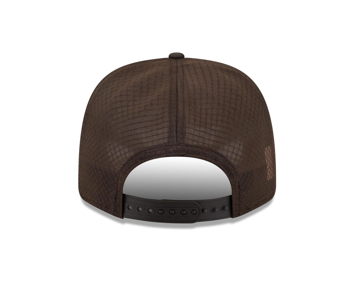 Browns 2026 New Era Men's 9SEVENTY Stretch Snap Two-Tone Hat Pro Football Hall of Fame