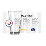 Steelers Hall of Famer Pint Glass