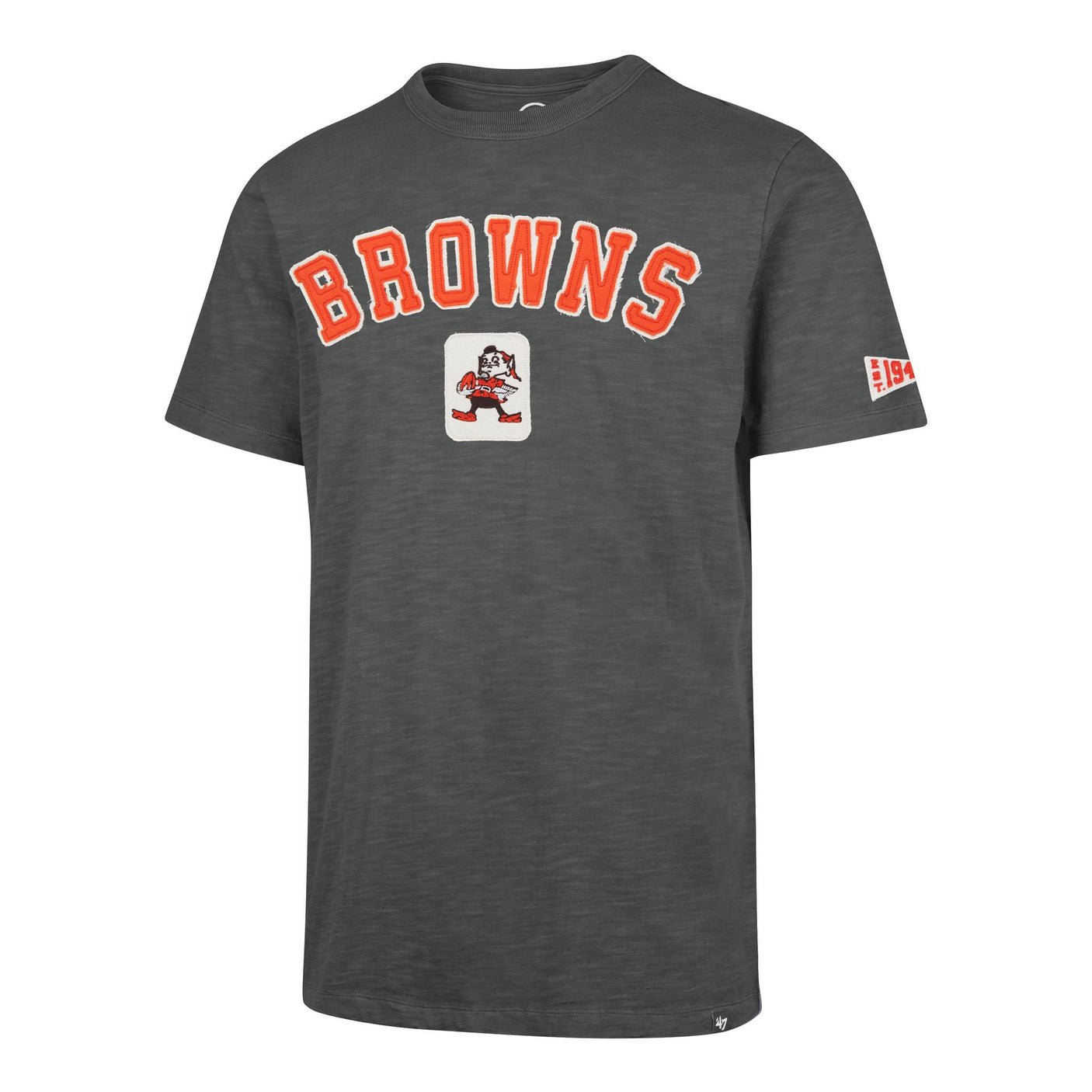 Browns 2026 '47 Brand Men's Historic Heavy Slub T-Shirt