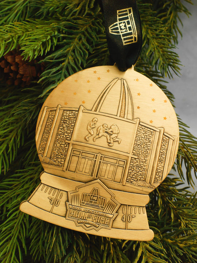 Hall of Fame Limited Edition 2025 Annual Bronze Snow Globe Ornament