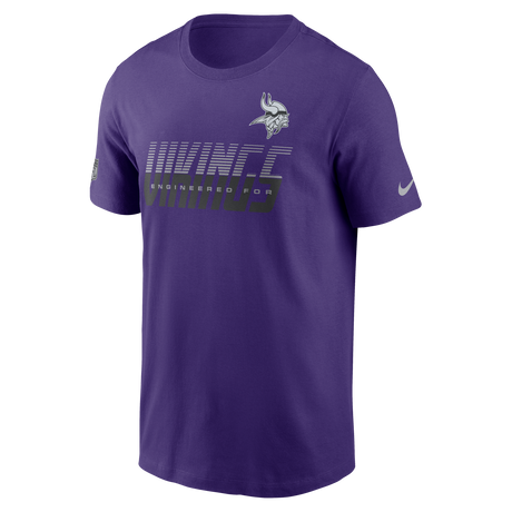Vikings 2026 Nike Men's Dri-Fit Team Issue Crew T-Shirt