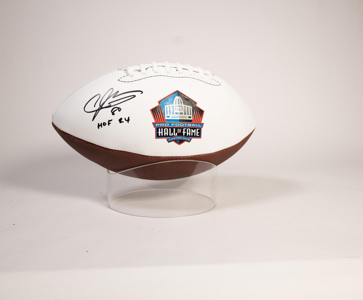 Andre Johnson Autographed Football