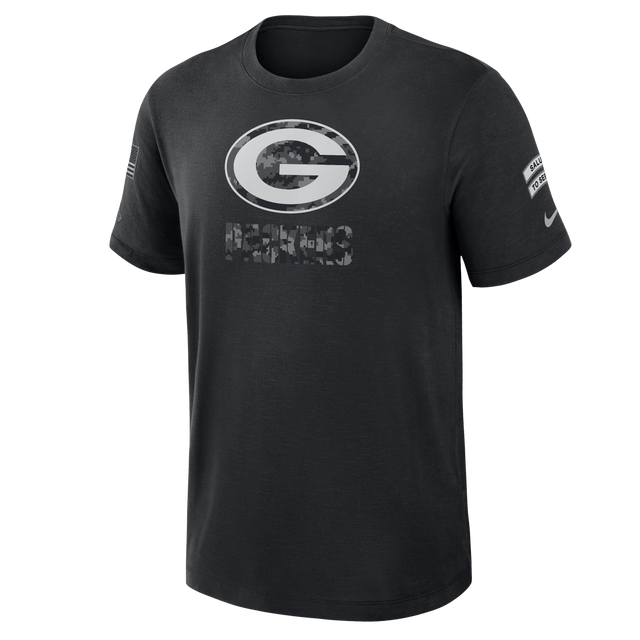 Packers 2026 Nike Men's Salute to Service T-Shirt Pro Football Hall of Fame