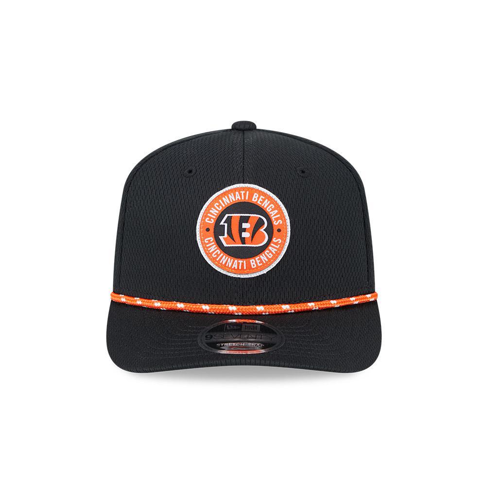 Bengals Men's New Era 2024 9SEVENTY Stretch Snap Sideline Hat