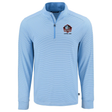 Hall of Fame Cutter & Buck Men's Forge Recycled Double Stripe Four-Way 1/4 Zip Pullover