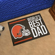 Browns World's Best Dad Starter Mat