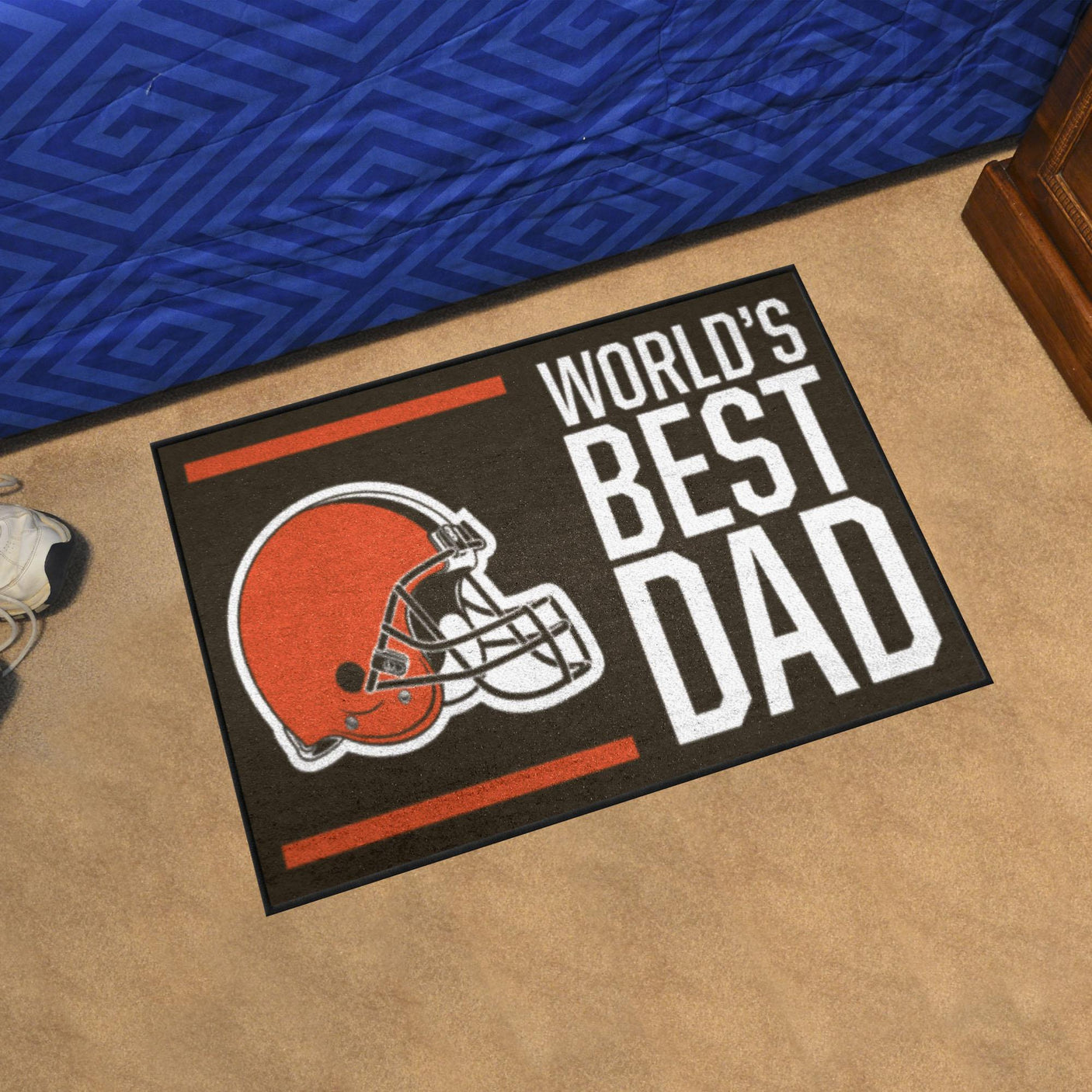 Browns World's Best Dad Starter Mat