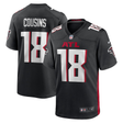 Falcons Kirk Cousins Nike Men's Black Game Jersey