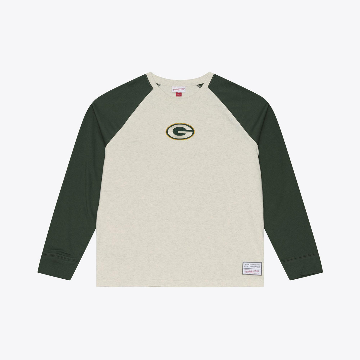 Packers 2026 Mitchell & Ness Retro Roots Premium Long Sleeve T-Shirt Pro Football Hall of Fame