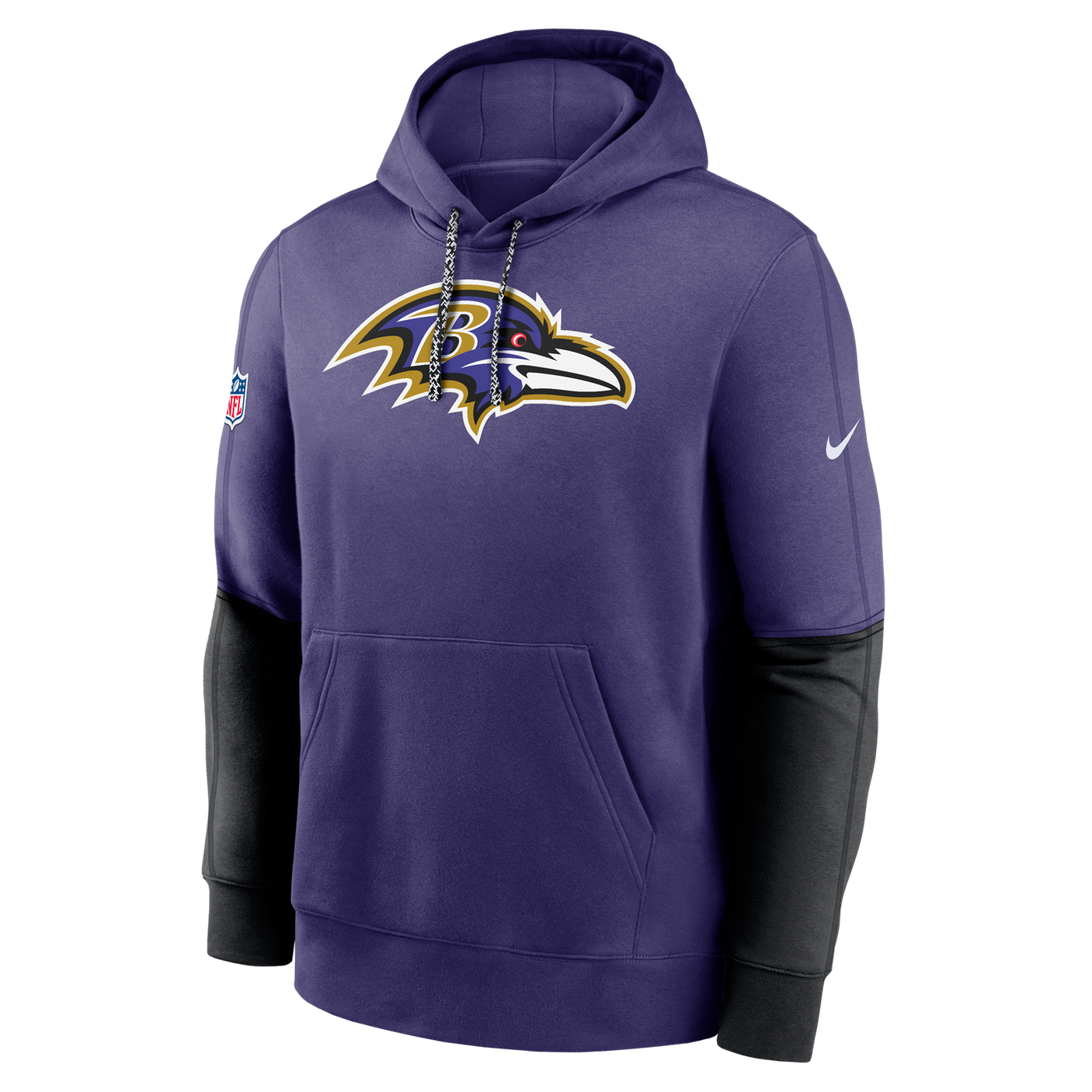 Ravens 2024 Nike Men's Sideline Club Sweatshirt