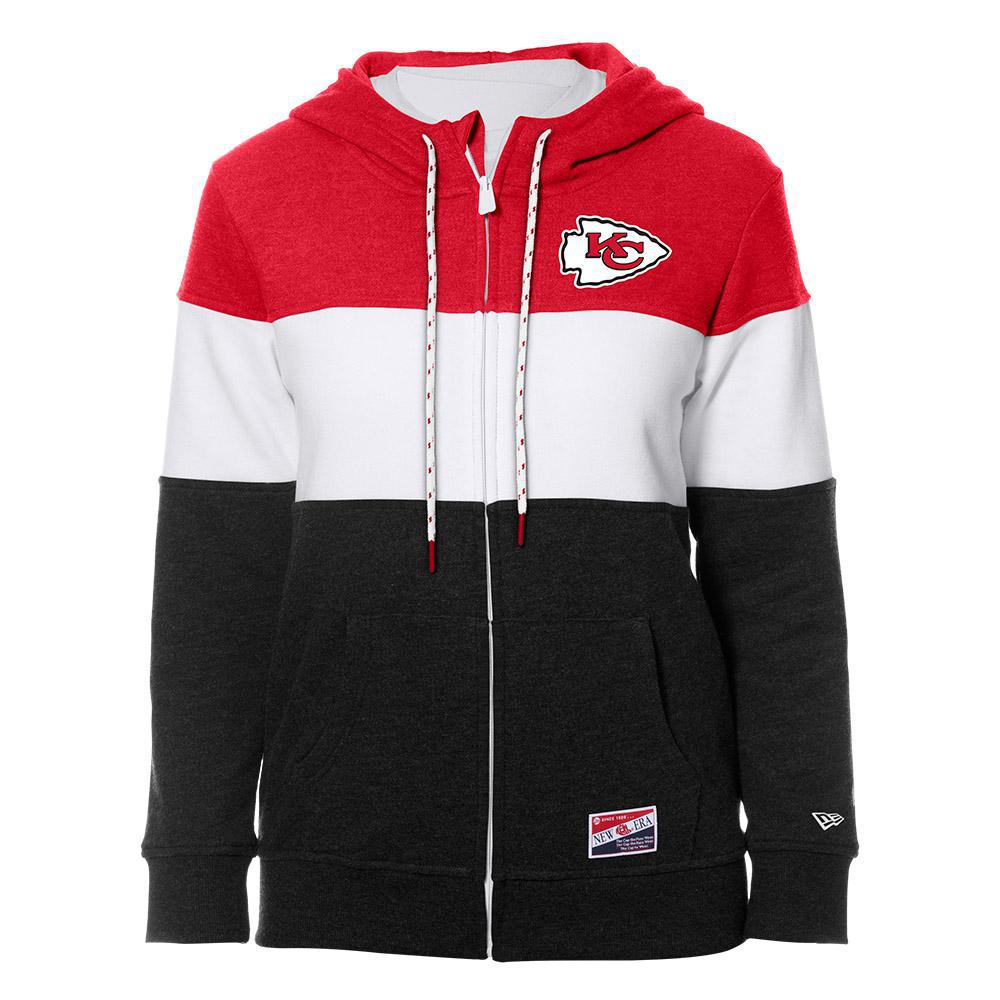 Chiefs 2024 New Era Women's Throwback Zip Hood