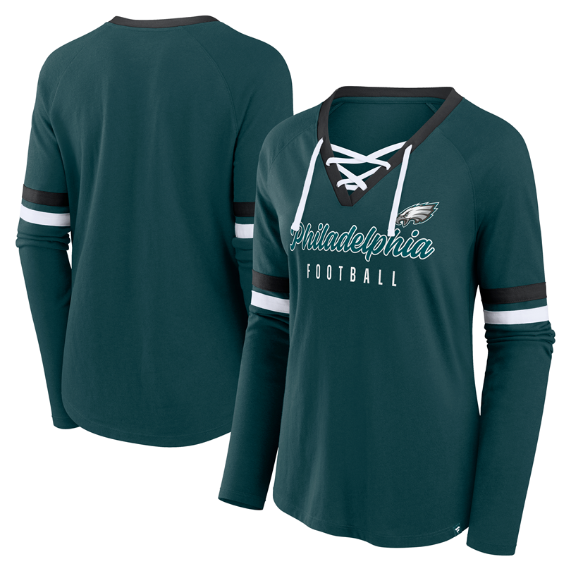 Eagles Women's Fanatics Won and Done Long Sleeve T-Shirt