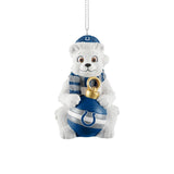 Colts Sitting Polar Bear Ornament