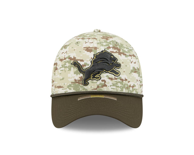 Lions 2025 New Era Men's 39THIRTY Salute to Service Hat